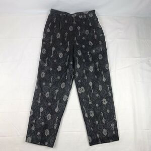 TALBOTS lined KEY PURE SILK‎ PANTS WOMENS SIZE 8 PETITE Dark